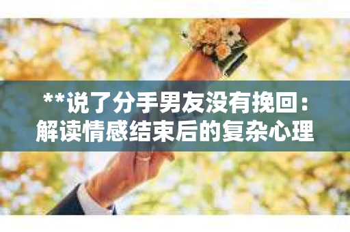 **说了分手男友没有挽回：解读情感结束后的复杂心理与现实**