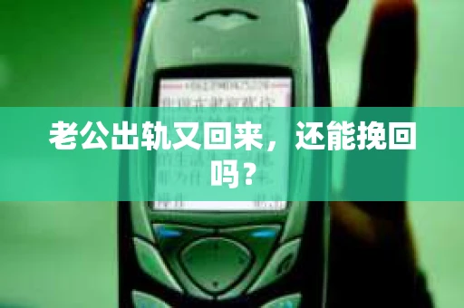 老公出轨又回来，还能挽回吗？