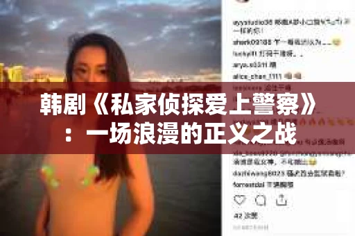 韩剧《私家侦探爱上警察》：一场浪漫的正义之战