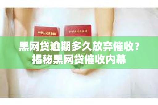 黑网贷逾期多久放弃催收？揭秘黑网贷催收内幕