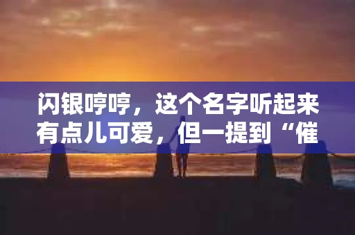 闪银哼哼，这个名字听起来有点儿可爱，但一提到“催收”，气氛就变得严肃起来。今天，我们就来聊聊这个话题，揭开“闪银哼哼催收”的神秘面纱。