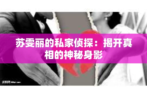 苏雯丽的私家侦探：揭开真相的神秘身影