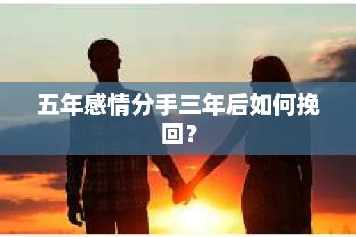 五年感情分手三年后如何挽回？