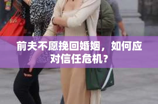 前夫不愿挽回婚姻，如何应对信任危机？
